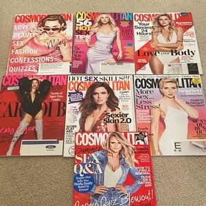 Cosmopolitan Magazine Bundle (7 from 2017/2018)